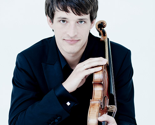Portræt af Paweł Zalejski med violin